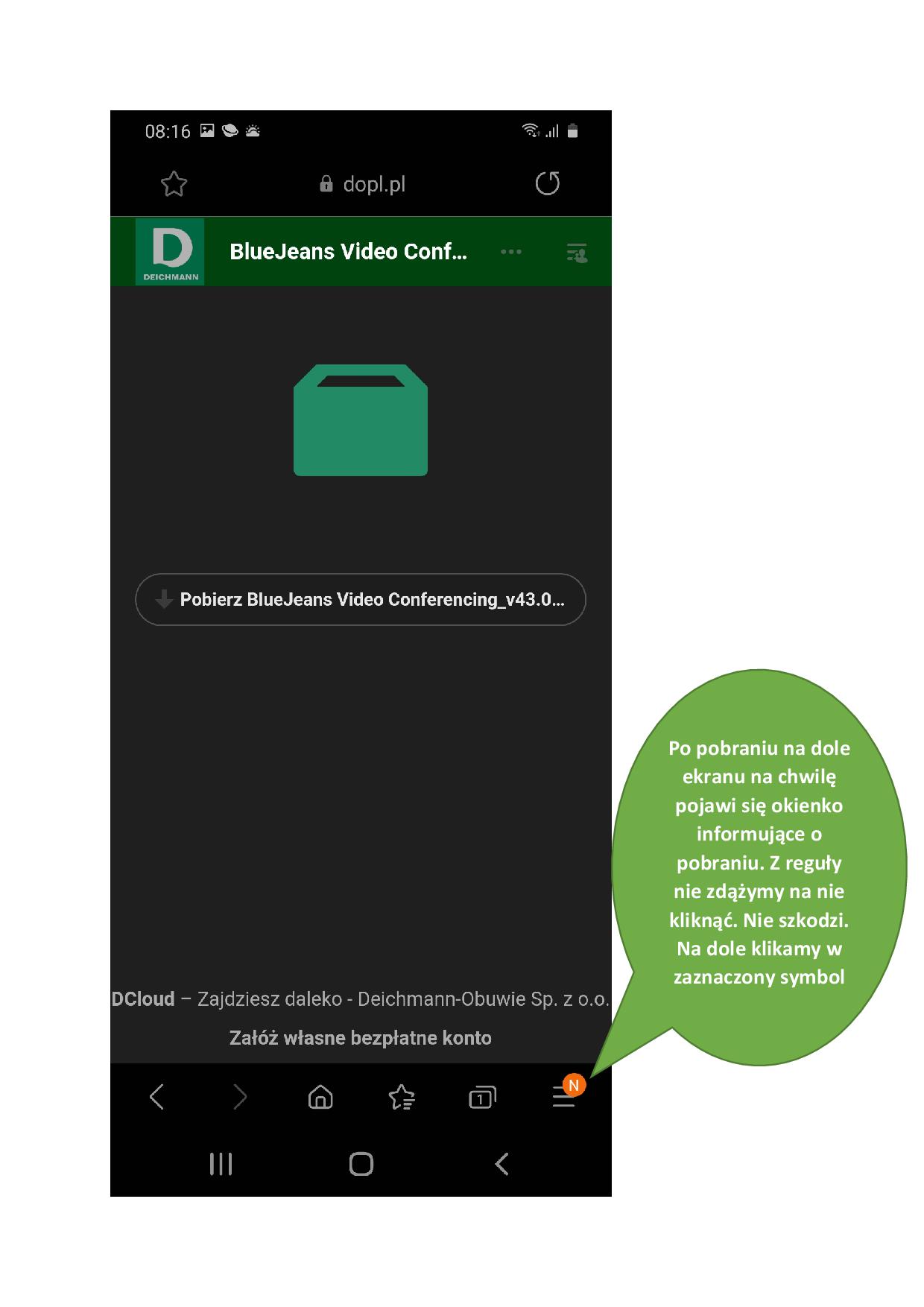 Instalacja aplikacji BlueJeans na smartfonie Samsung Galaxy A40-006.jpg
