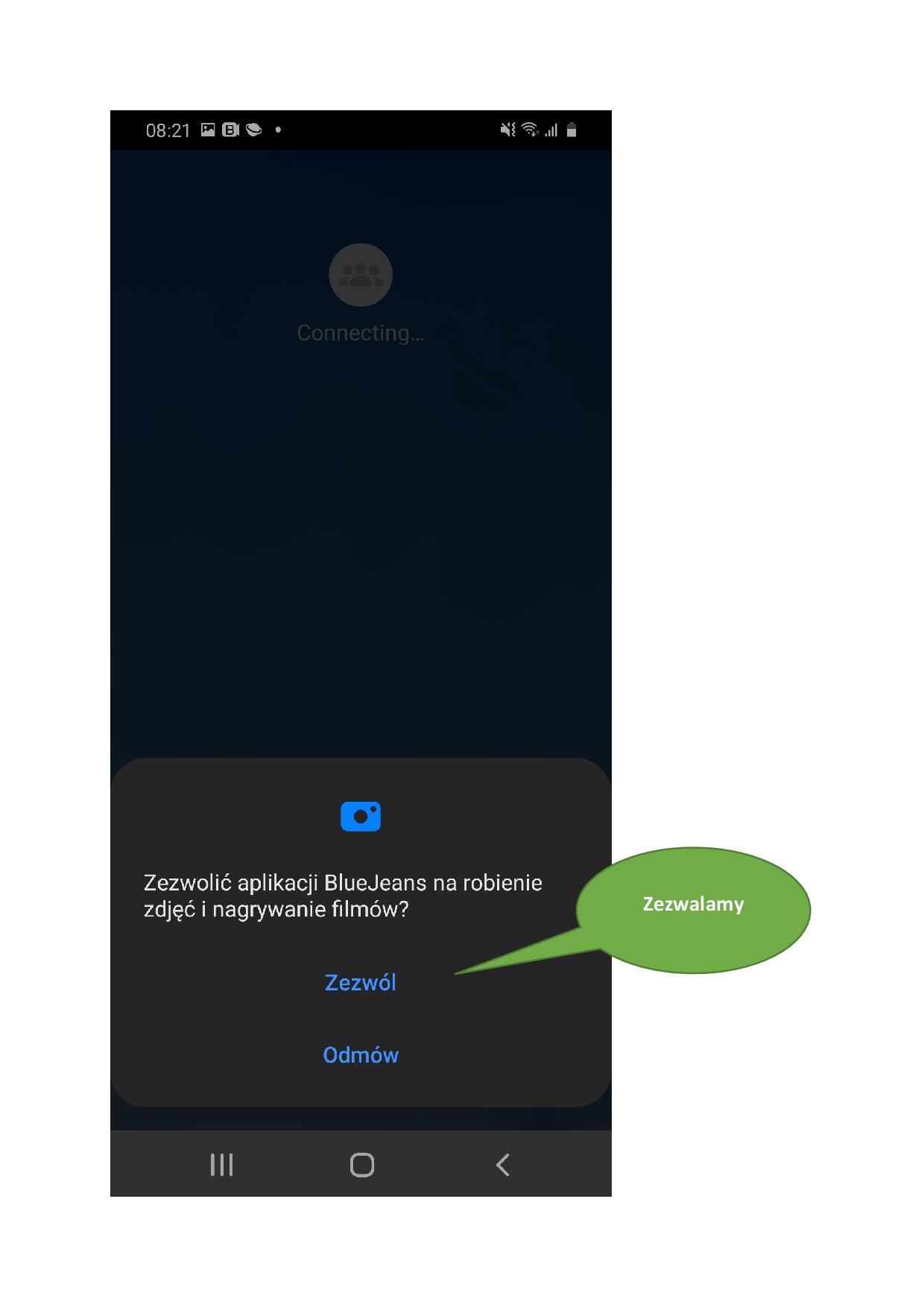 Instalacja aplikacji BlueJeans na smartfonie Samsung Galaxy A40-018.jpg